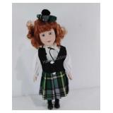 Scottish Lass bisque headed doll, approximately