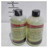 Two bottles of Super Nail Acetone polish remover,