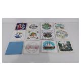 Group of 12 souvenir ceramic tiles