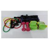 Work out equipment, ankle weights, 2 pounds
