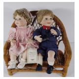 Gorham Katie and Kyle Dolls
