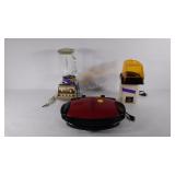 George Foreman grill, powers on. 
Osterizer