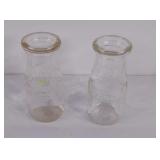 2 Chestnut Farm Milk bottles