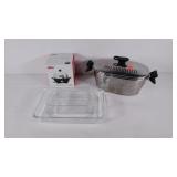 Pyrex glass pans, Egg Cooker, Cooking pot with a