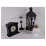 Mixed lot, clock does have a chipped piece,