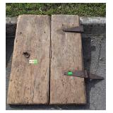 Older heavy Barn Door Section, 27wx37" high