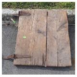 Older heavy Barn Door Section, 26wx29" high