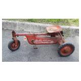 Old Pedal Tractor unit missing the steering