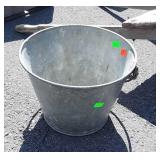Older galvanized Milk Bucket