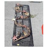 Wooden Window Shutter decorative lighted vine