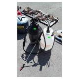 Two poly tank sprayers