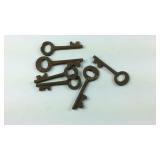 Six skeleton keys