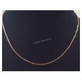 18in Italian 14k rose gold over Sterling cable