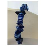 6mm kyanite chip stretch bracelet