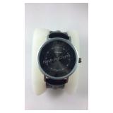 Strada Japanese movement watch with black faux