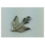 "Holy Ghost Enlighten Me" Bird Charm, 0.8 grams