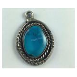 Vintage Turquoise Pendant, 4.7 grams
