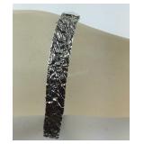 Nugget Style Silver Bracelet, 18.9 grams , size