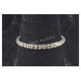 Genuine Blue Diamond Band Ring, 1.5 grams , size