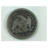 1856 Seated Liberty Quarter