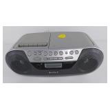 Sony CD player with radio and cassette-corder,