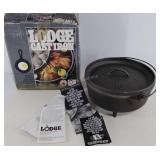 Lodge Cast Iron Dutch Oven, storage box, recipe