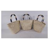 three handbag Purses