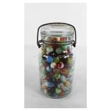 Atlas E-Z seal Jar of marbles