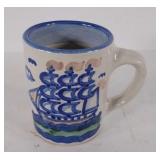 M.A Hadley pottery mug. Low Tide