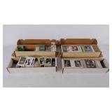 Baseball and basketball cards.