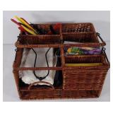 Kitchen utensils organization basket.