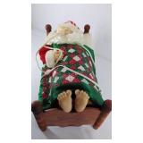 Animated Sleeping Santa, works, approximately 20"