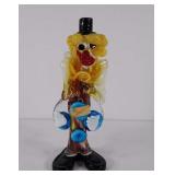 Glass decor clown.