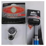 Master automotive security lock, LED spoke wheel