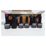 Trendy gel nail polish set, twenty four bottles,