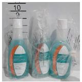 Three bottles of Sally Hansen moisturizing nail