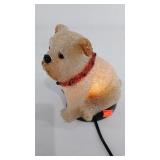 Bulldog lamp, plastic,  works