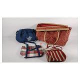 Purse lot, 2 are Longaberger.