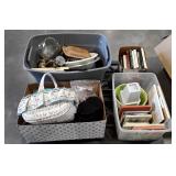 Skid lot: books, home decor, kitchenwares, bed