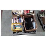 Skid lot: books, lighting, furniture sliders,