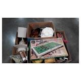 Skid lot: electric football (incomplete) lamp,
