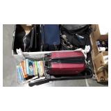 Skid lot: Luggage, monitors, childs bed rail,