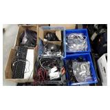Skid lot:Electronics, keyboards, mouse, wires &