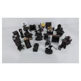 Twenty-four metal pencil sharpeners