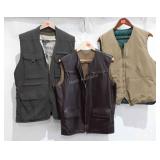 Three  vests, includes Cabela