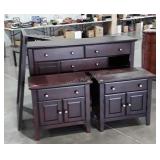 4pc Bedroom Furniture Group, 2 nightstands, tall