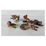 Wildlife figurines, includes Franklin Mint