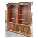 Drexel illuminated cabinet, includes glass