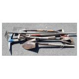 Long handled tools Group, shovels, roofer shovel,