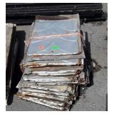 Big Group of old tin wall or Ceiling tiles